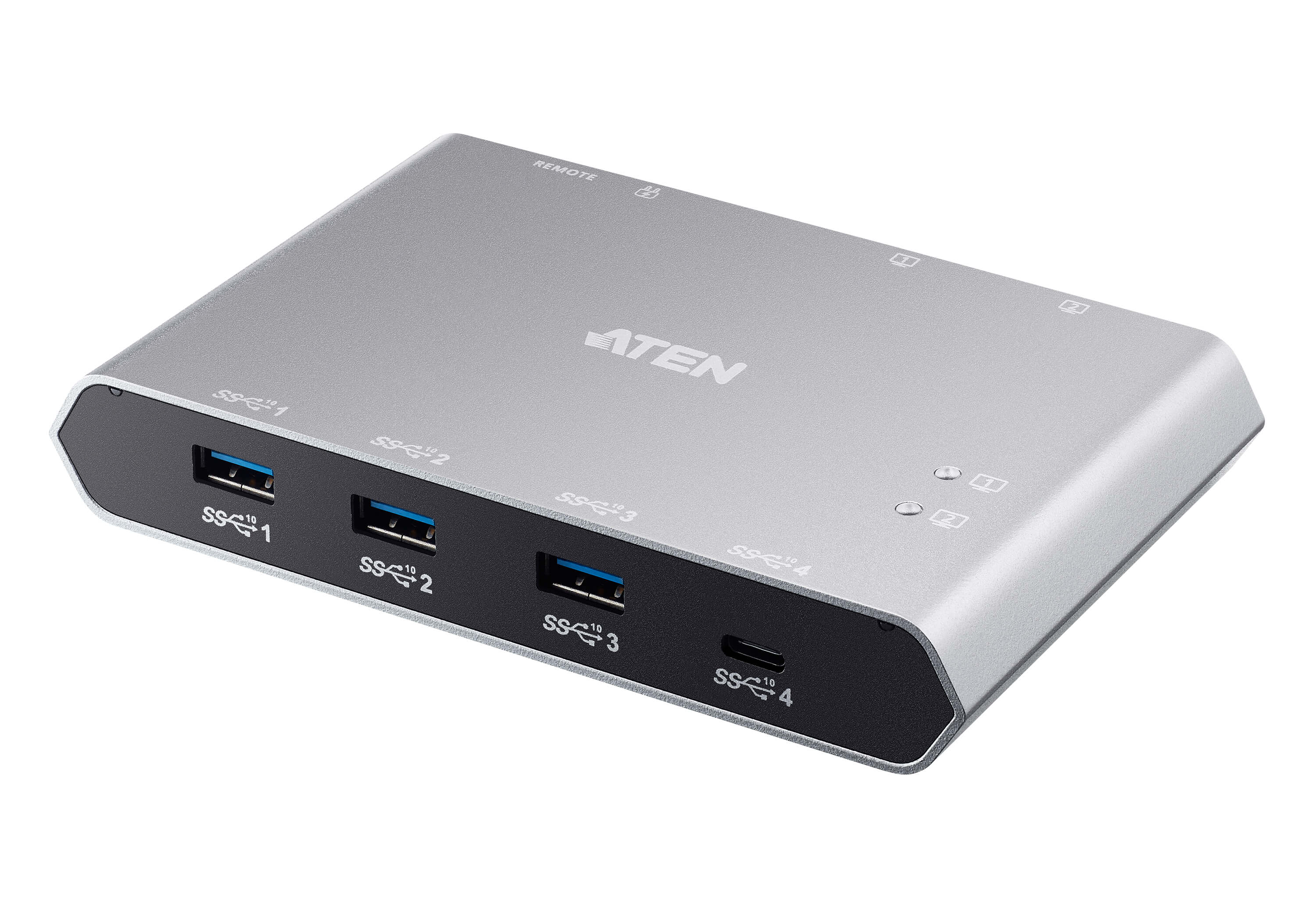 Switch per la condivisione USB-C™ Gen 2 a 2 porte con pass-through dell'alimentazione, US3342 - Aten IDATA US-3342