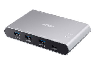 Switch Condivisione USB-C Gen 2 a 2 porte con pass-through alimentazione - Aten IDATA US-3342