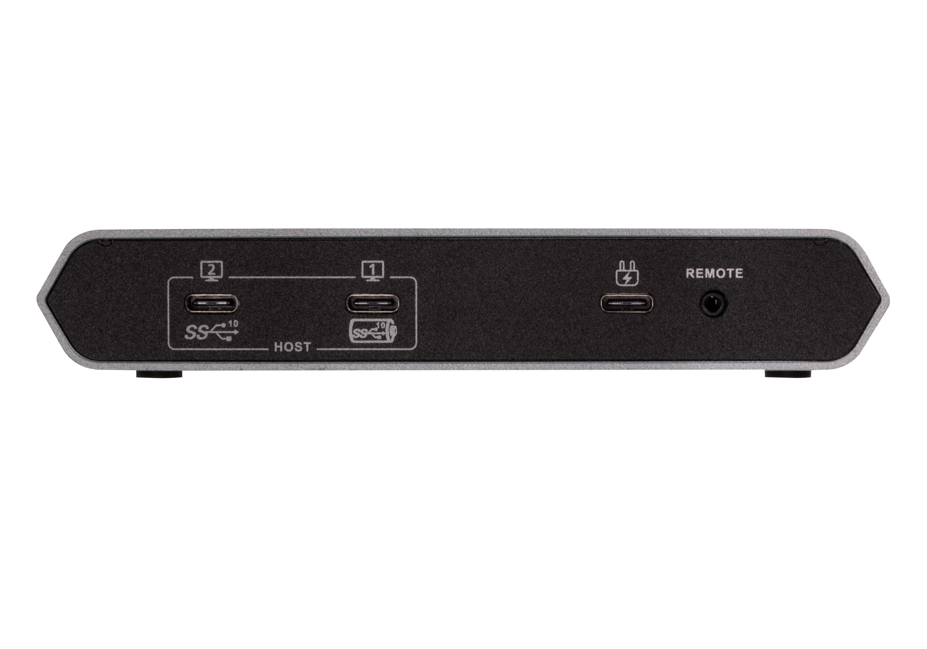 Switch per la condivisione USB-C™ Gen 2 a 2 porte con pass-through dell'alimentazione, US3342 - Aten IDATA US-3342