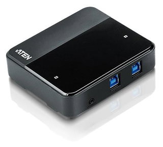 Super Hub Sharing 4 Peripherals on 2 PC USB 3.0 - Aten IDATA US 234