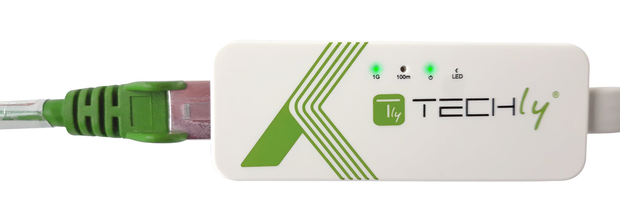 Adattatore Convertitore USB 3.0 Ethernet Gigabit RJ45 Lan - Techly IDATA USB-ETGIGA-3A