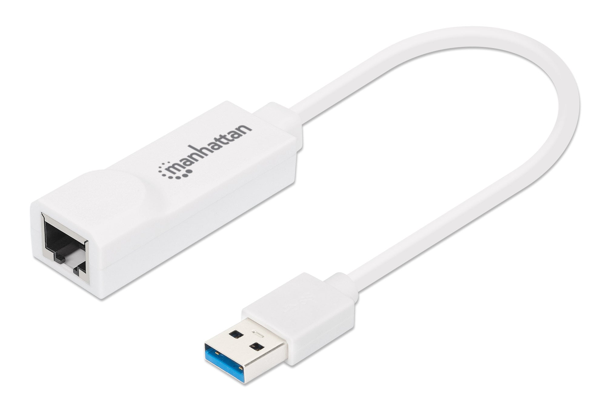 Adattatore USB 3.2 con porta Ethernet LAN 1Gbps - Manhattan IDATA USB-ETGIGA3