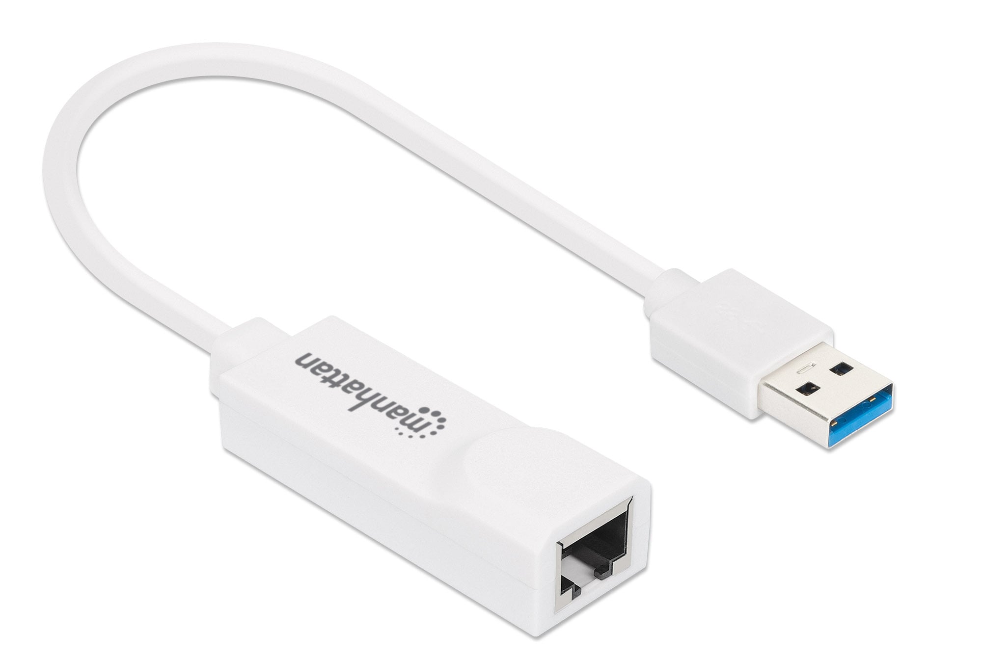 Adattatore USB 3.2 con porta Ethernet LAN 1Gbps - Manhattan IDATA USB-ETGIGA3