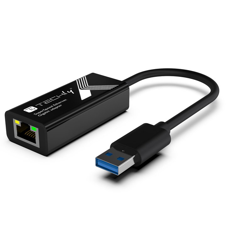 Adattatore di Rete Gigabit USB tipo A SuperSpeed - Techly IDATA USB-ETGIGA3T3