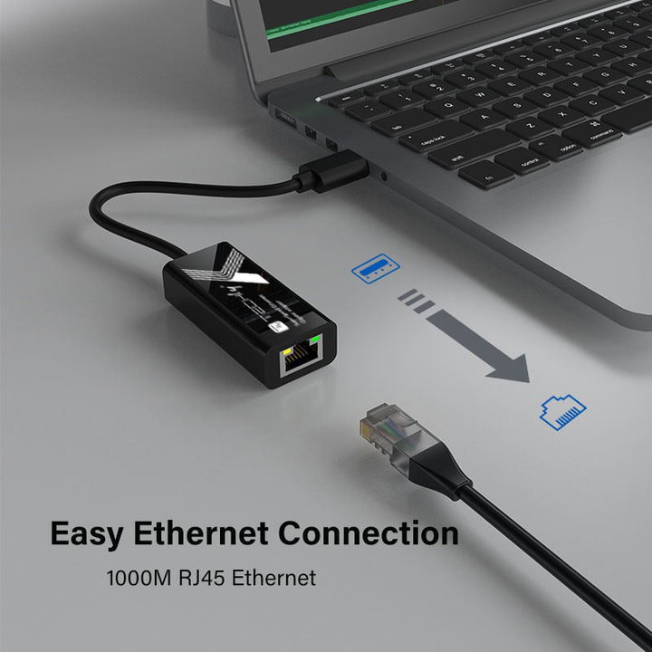Adattatore di Rete Gigabit USB tipo A SuperSpeed - Techly IDATA USB-ETGIGA3T3