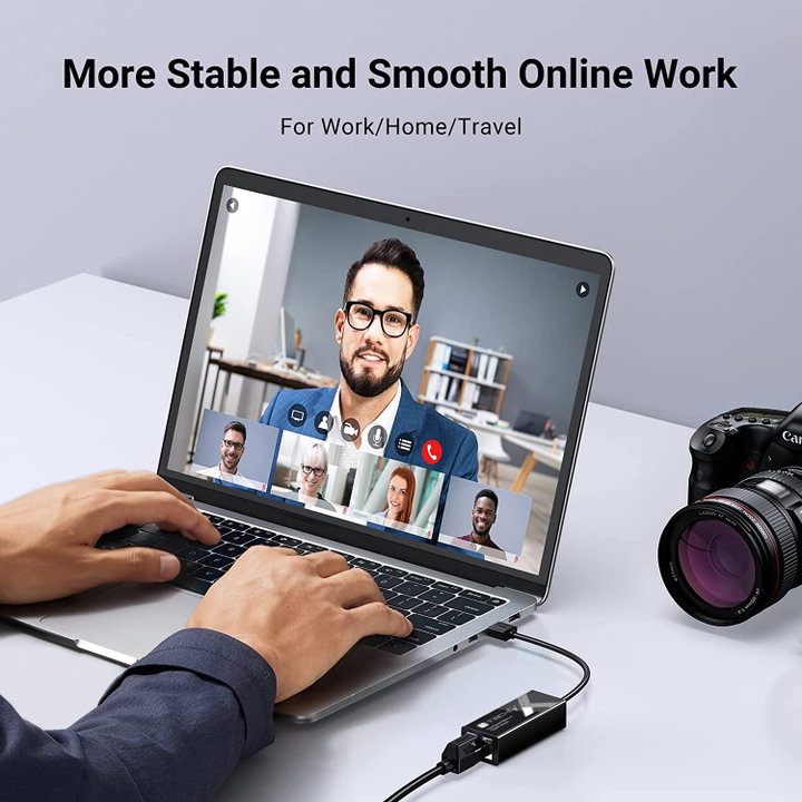 Adattatore di Rete Gigabit USB tipo A SuperSpeed - Techly IDATA USB-ETGIGA3T3