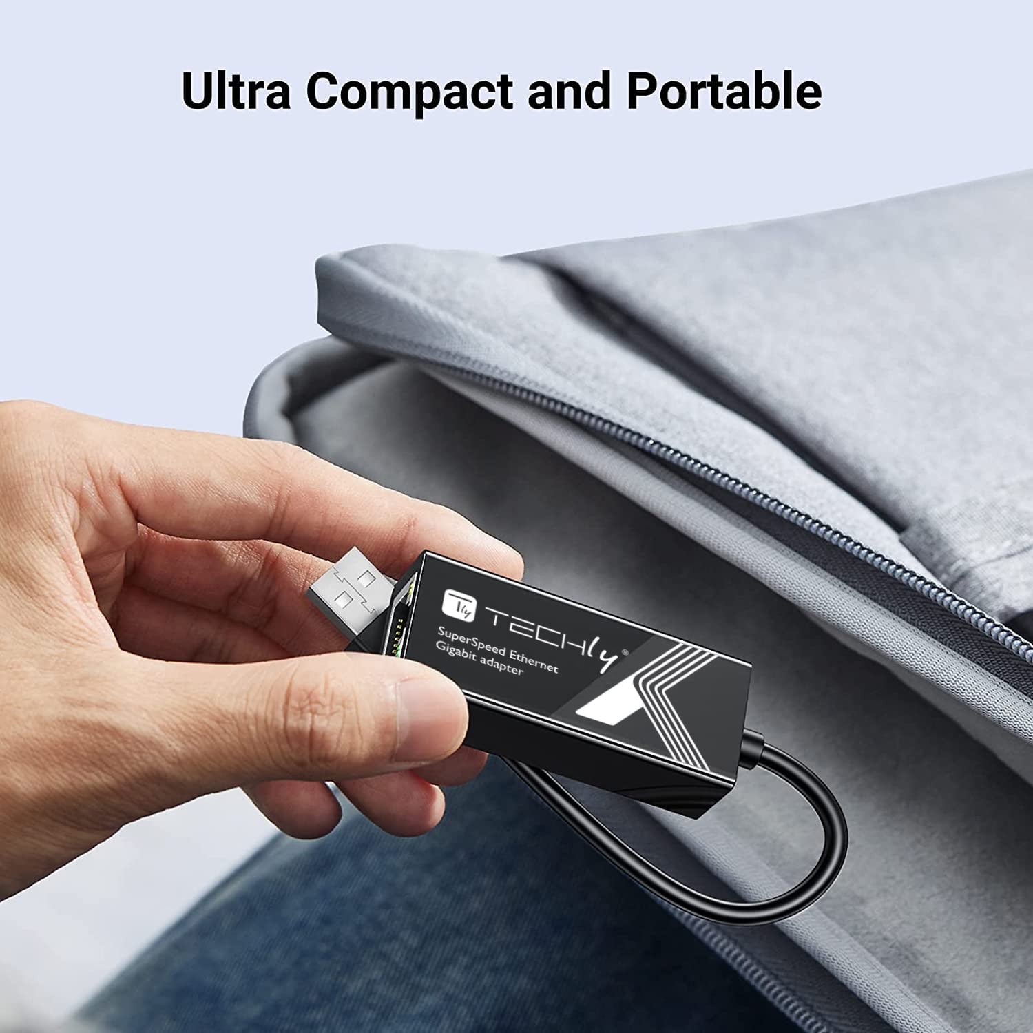 Adattatore di Rete Gigabit USB tipo A SuperSpeed - Techly IDATA USB-ETGIGA3T3