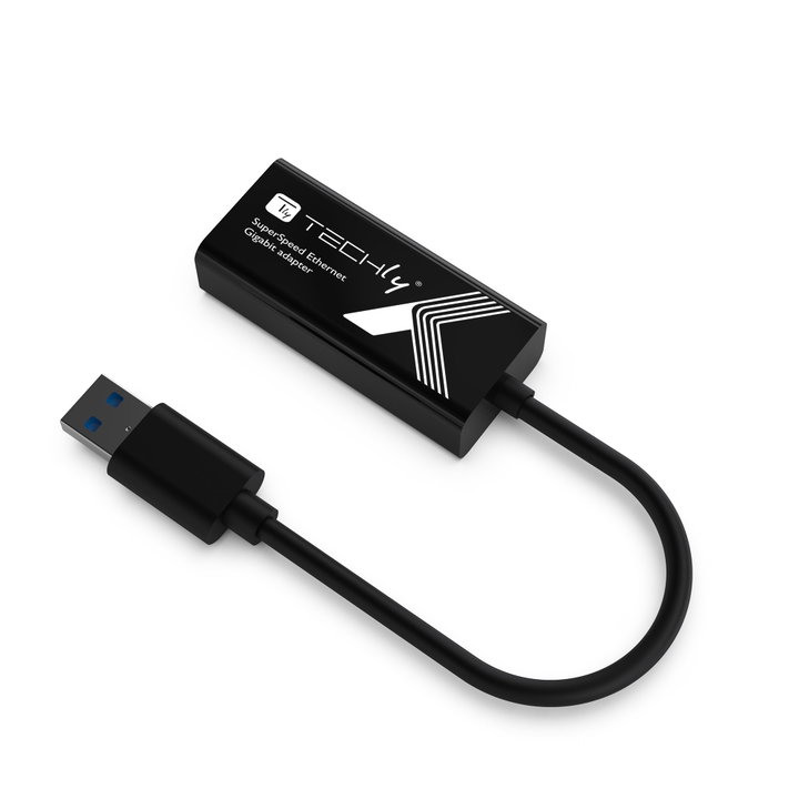 Adattatore di Rete Gigabit USB tipo A SuperSpeed - Techly IDATA USB-ETGIGA3T3