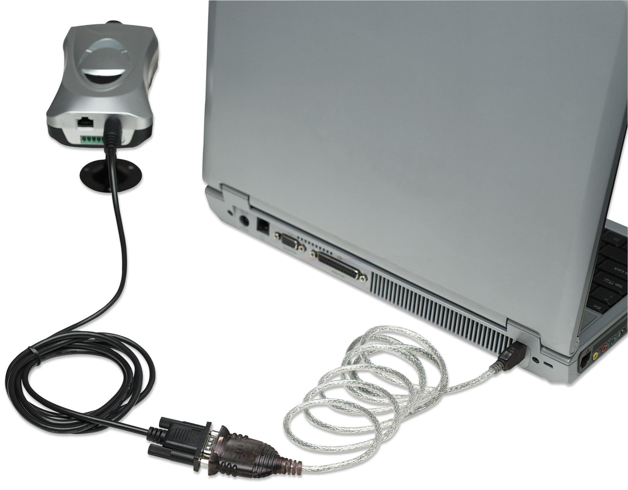 Convertitore Adattatore Manhattan da USB a Seriale 1,8m - IDATA USB-SER-218
