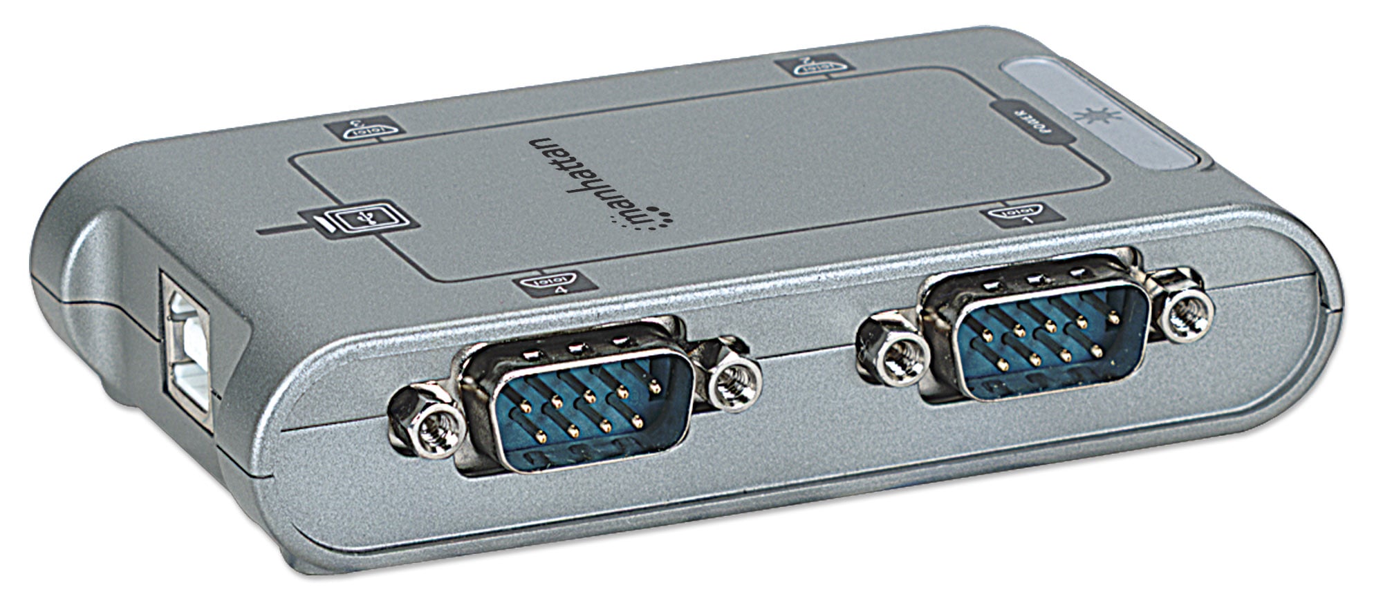Convertitore da USB a 4 porte seriali - Manhattan IDATA USB-SER-4