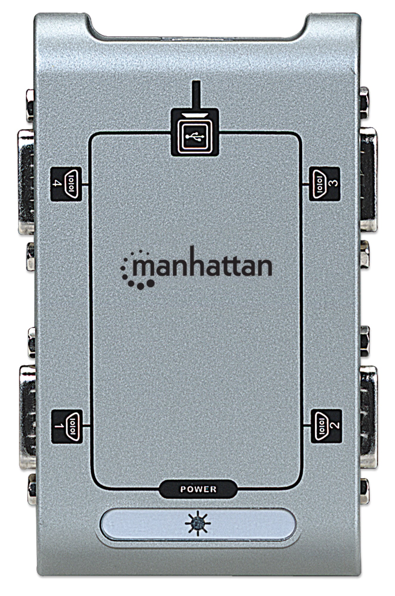 Convertitore da USB a 4 porte seriali - Manhattan IDATA USB-SER-4