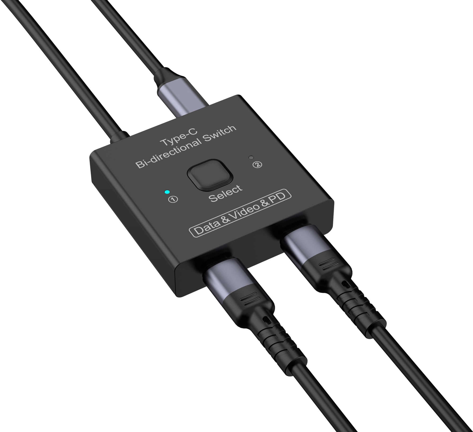 Switch Bidirezionale 8K USB-C™ 2 vie - Techly IDATA USB2C-2C8K