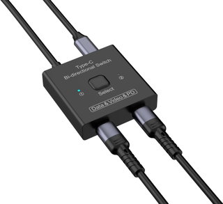 Bidirectional switch 8 K USB-C 2 way - Techly IDATA USB 2 C- 2 C 8 K