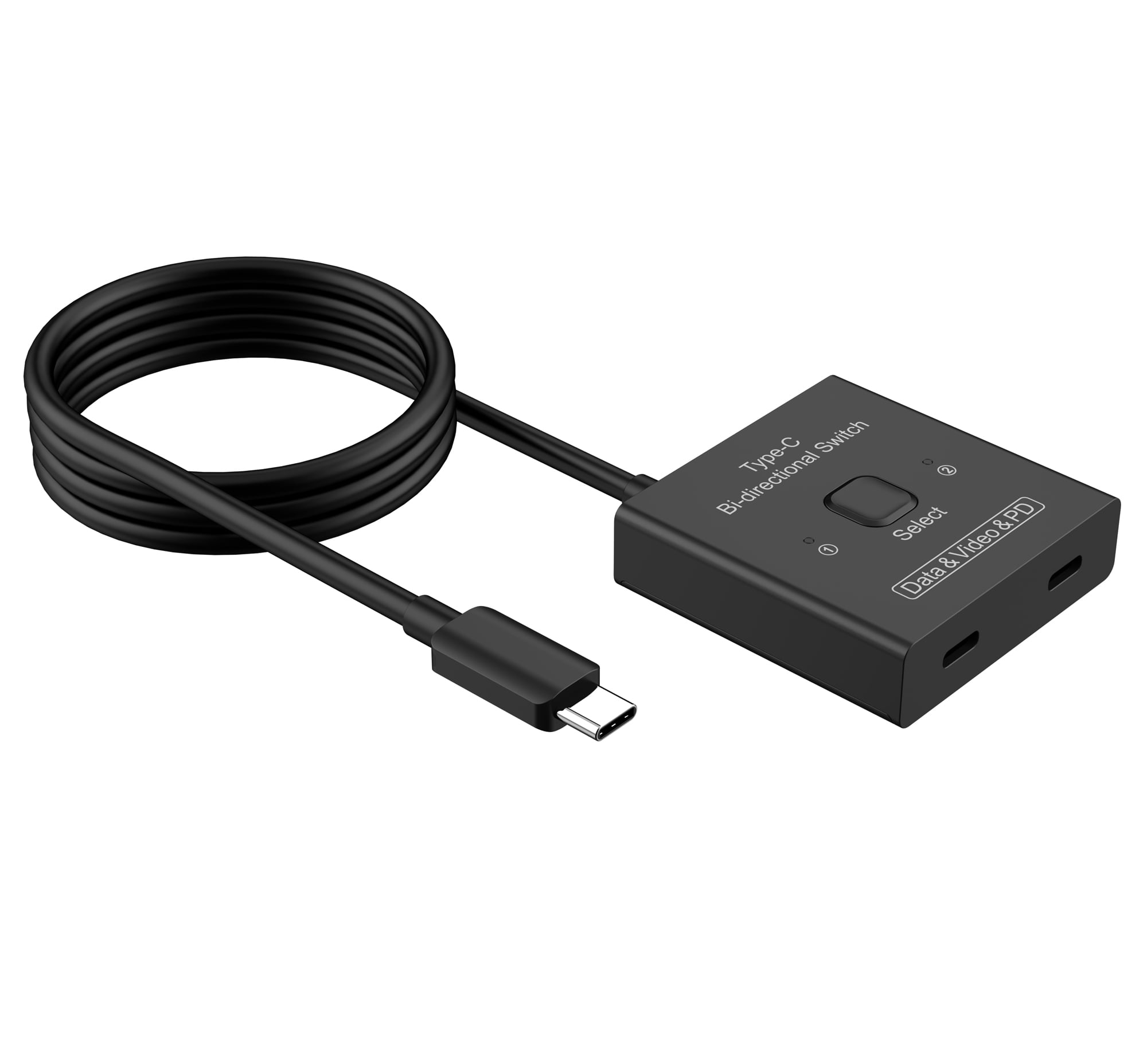 Switch Bidirezionale 8K USB-C™ 2 vie - Techly IDATA USB2C-2C8K
