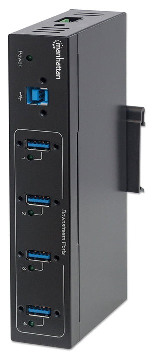 Hub Industriale USB 3.2 4 Porte - Manhattan IDATA USB3-SER-4MH