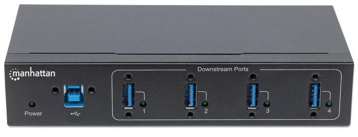 Hub Industriale USB 3.2 4 Porte - Manhattan IDATA USB3-SER-4MH