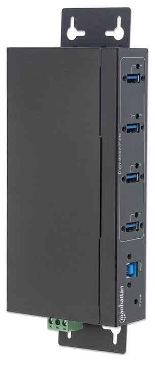 Hub Industriale USB 3.2 4 Porte - Manhattan IDATA USB3-SER-4MH