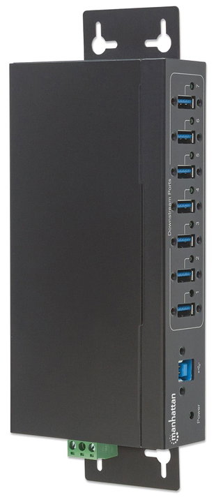 Industrial Hub USB 3.2 7 Doors - Manhattan IDATA USB 3 -SER- 7 MH