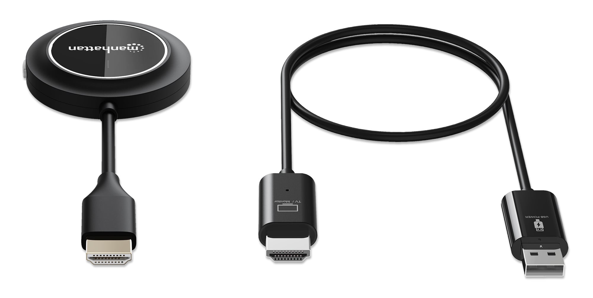 Kit di Presentazione con Ricevitore e Trasmettitore HDMI Wireless 1080p - Manhattan IDATA USBC-1080WHL