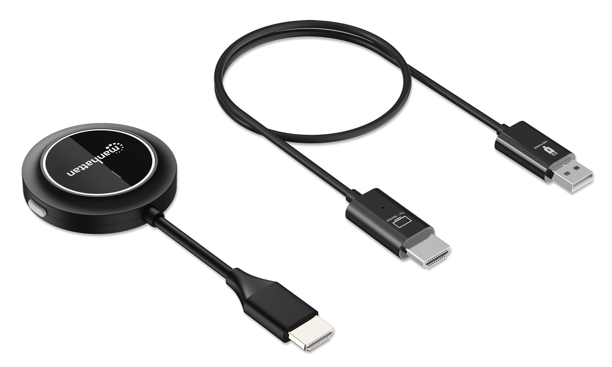 Kit di Presentazione con Ricevitore e Trasmettitore HDMI Wireless 1080p - Manhattan IDATA USBC-1080WHL