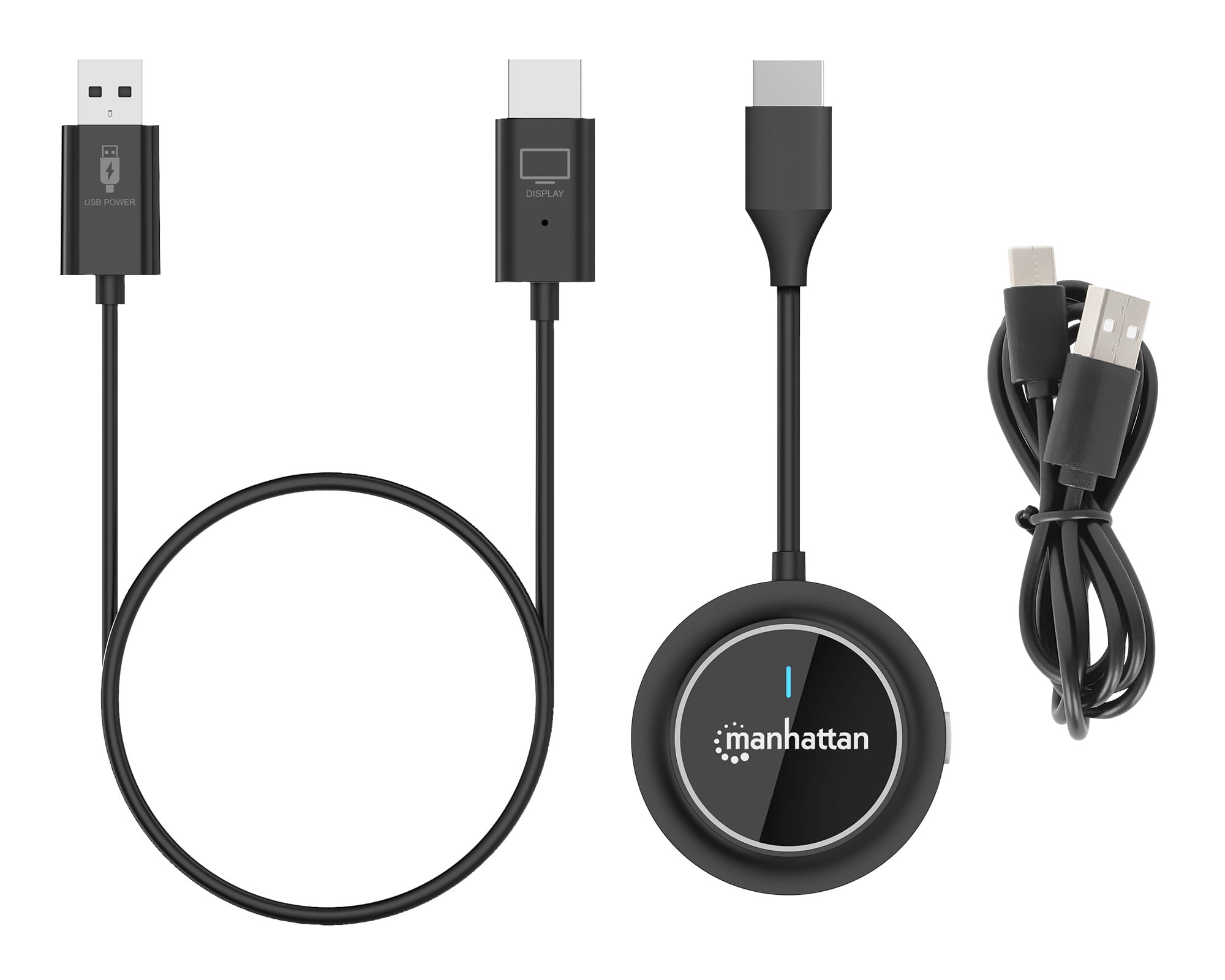 Kit di Presentazione con Ricevitore e Trasmettitore HDMI Wireless 1080p - Manhattan IDATA USBC-1080WHL