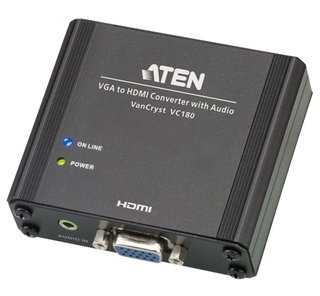 VGA/Audio Converter to HDMI - ATEN IDATA VC- 180