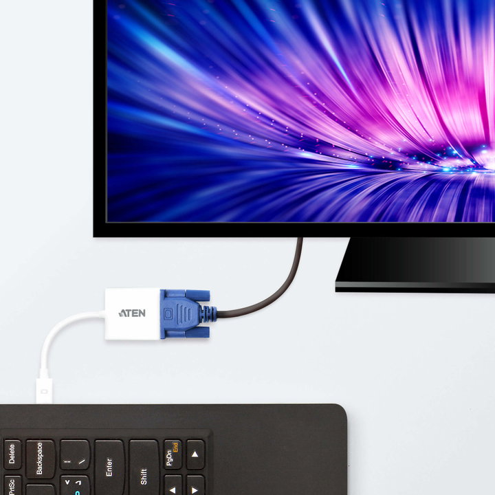 Mini DisplayPort (Thunderbolt) adapter to VGA - Aten IDATA VC- 920