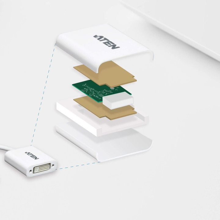 DisplayPort adapter to DVI - Aten IDATA VC- 965
