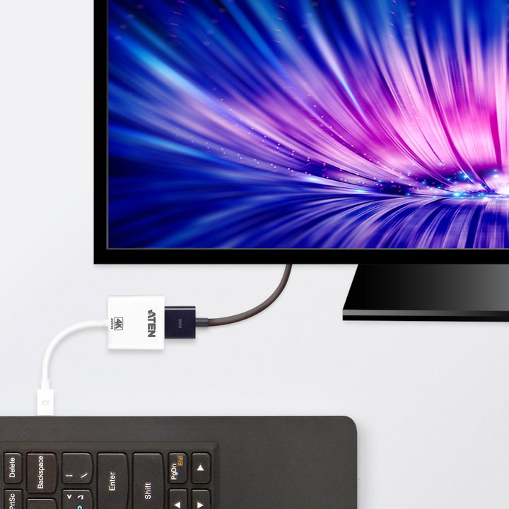 Active Adapter Mini DisplayPort to 4 K HDMI - Aten IDATA VC- 981