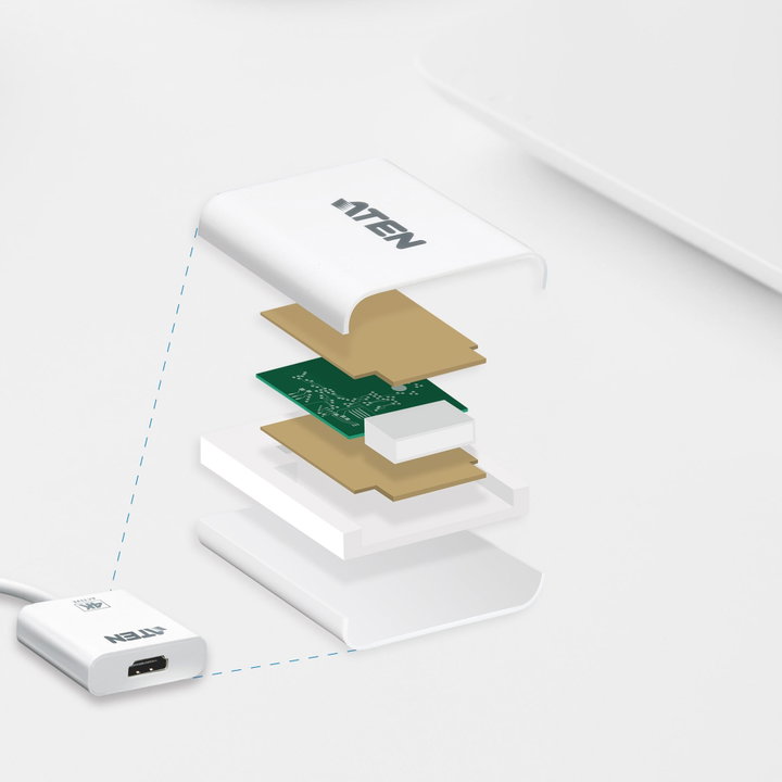 Active Adapter Mini DisplayPort to 4 K HDMI - Aten IDATA VC- 981