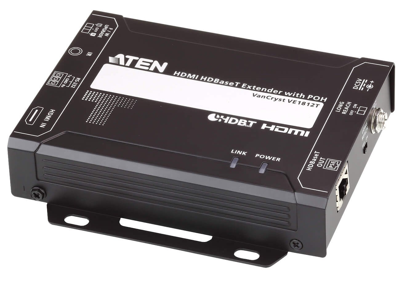 Trasmettitore HDBaseT Classe A HDMI con POH 4K a 100m, VE1812T - Aten IDATA VE-1812T
