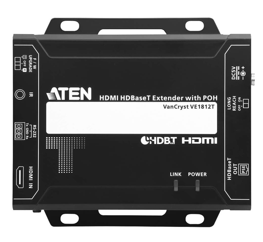 Trasmettitore HDBaseT Classe A HDMI con POH 4K a 100m, VE1812T - Aten IDATA VE-1812T