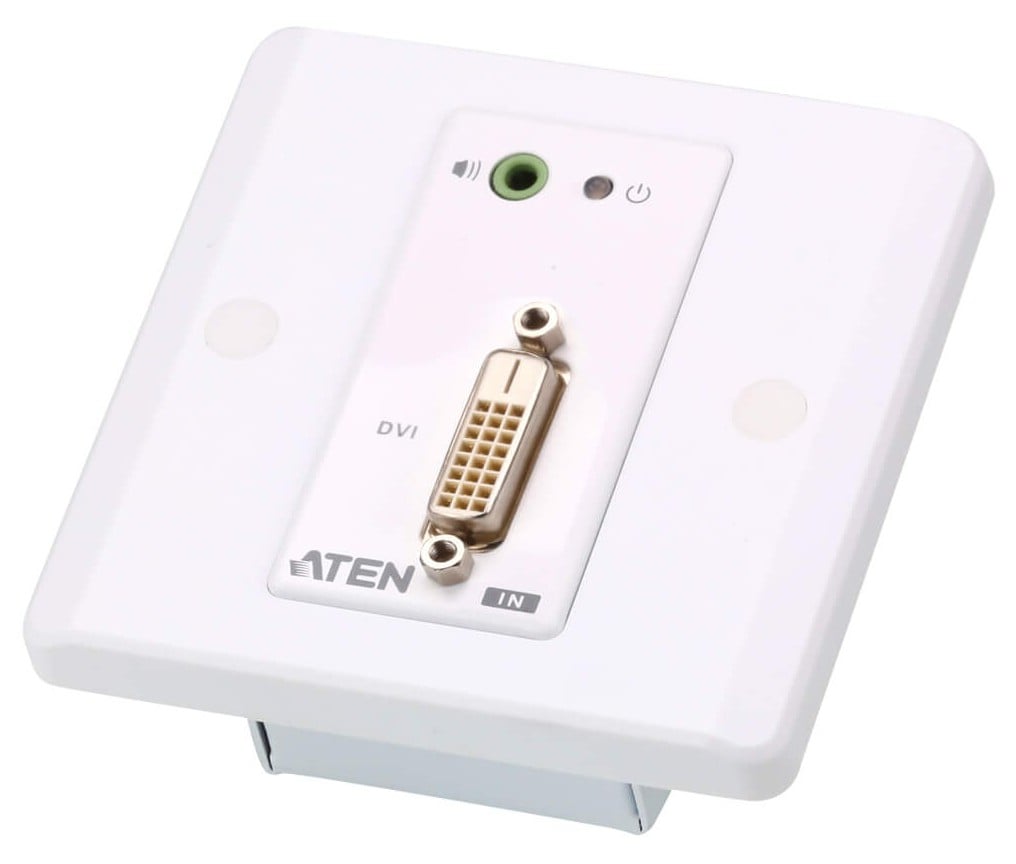 Extensor DVI/Audio Cat 5 with wall plate 1920 x 1200 to 40 m - ATEN IDATA VE- 607