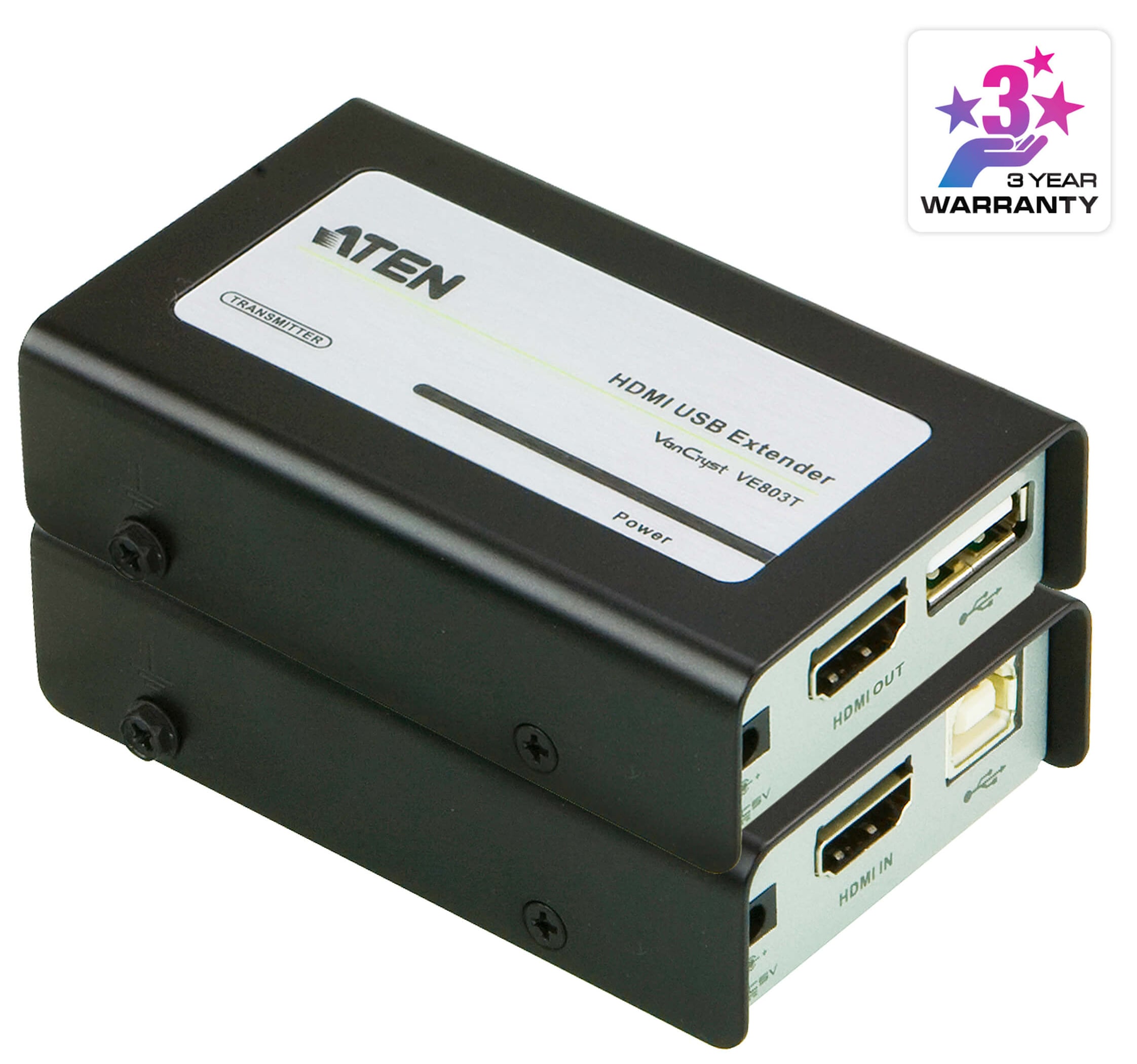 Extender HDMI+USB su cavo Cat5e fino 60m, VE803 - Aten IDATA VE-803