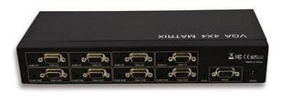 Matrix SVGA 4 IN 4 OUT Full HD 1080 p with Audio - Techly NP IDATA VGA-VS 404