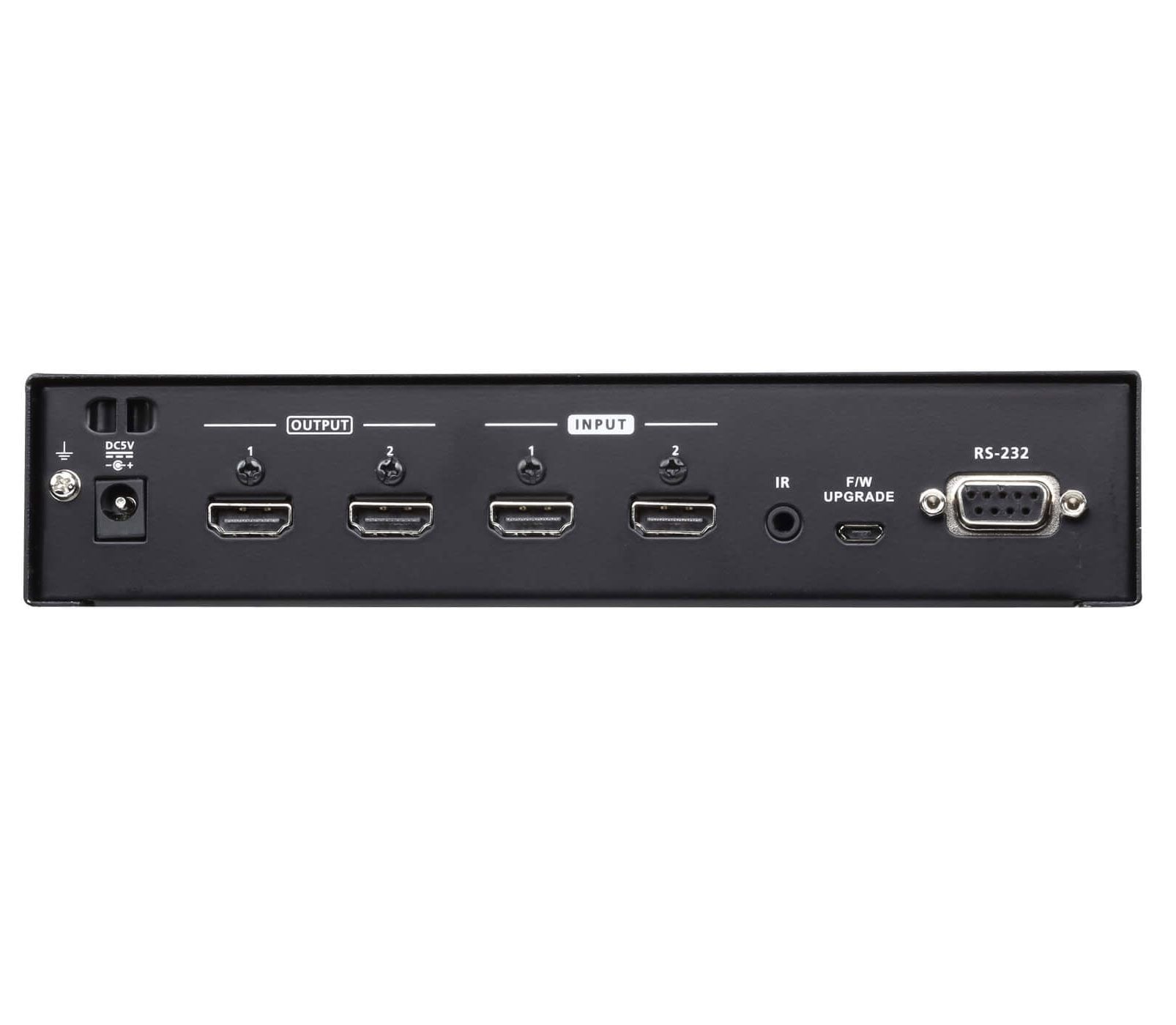 Switch Matrix 2 x 2 HDMI 4 K with IR remote control - Aten IDATA VM- 0202 H