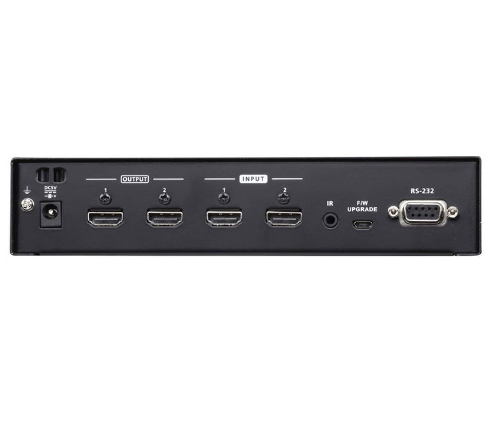 Switch Matrix 2 x 2 HDMI 4 K with IR remote control - Aten IDATA VM- 0202 H