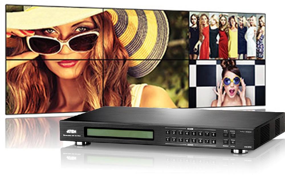 Switch Matrix 8x8 HDMI con Videowall e Scaler - ATEN IDATA VM-5808H