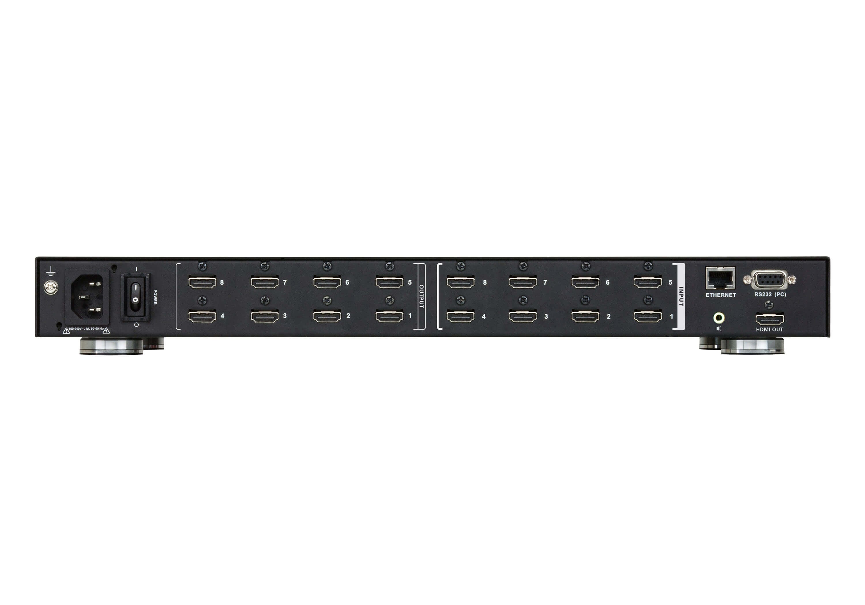 Matrix HDMI 8 x 8 with Videowall and Scaler - Aten IDATA VM- 5808 HA