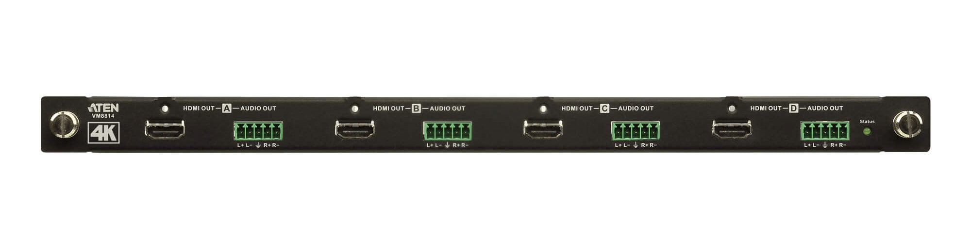 4 K HDMI Exit tab to 4 Doors with Scaler VM 8814 - Aten IDATA VM- 8814