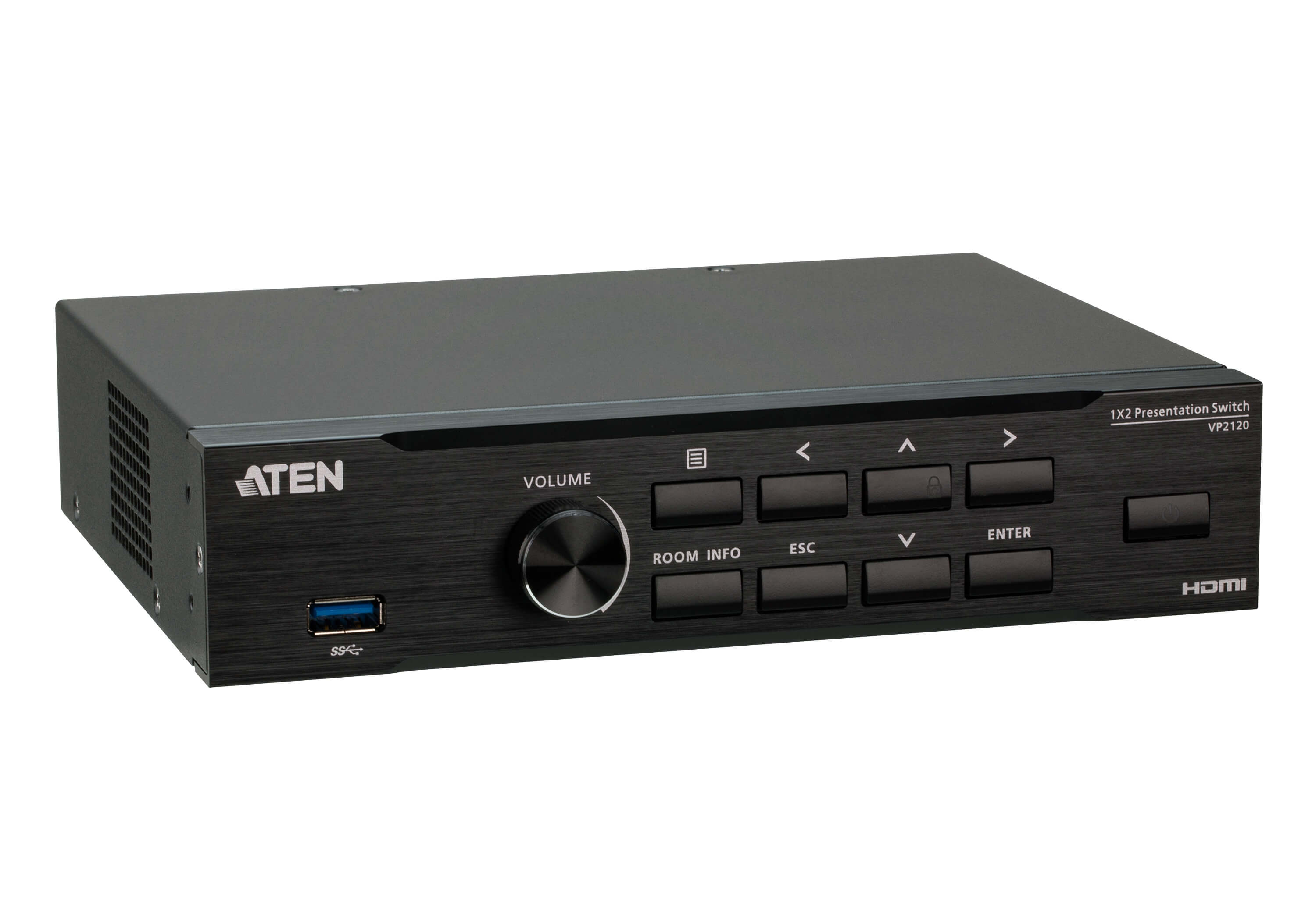 Switch matrix presentations with quadruple multistreaming view - Aten IDATA VP- 2120