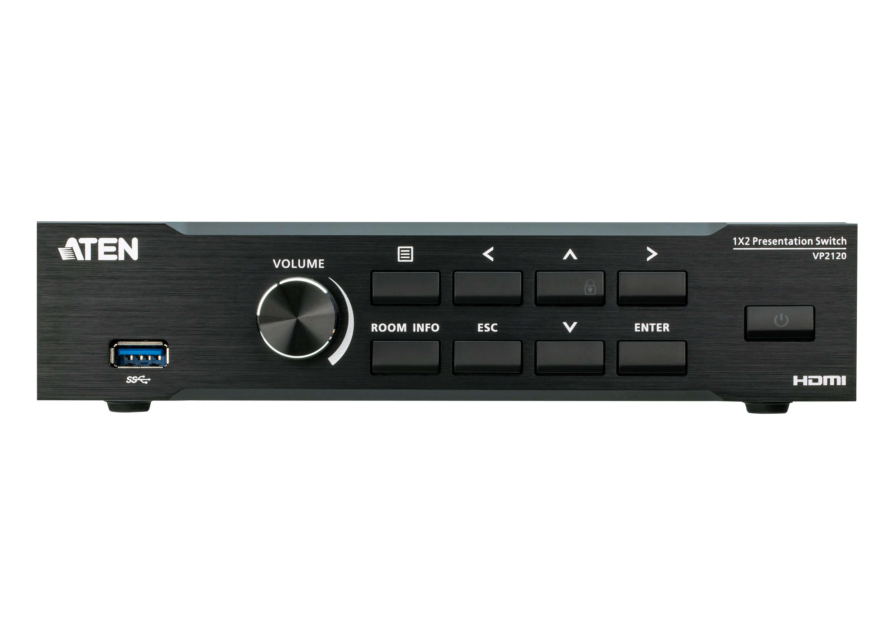 Switch matrix presentations with quadruple multistreaming view - Aten IDATA VP- 2120