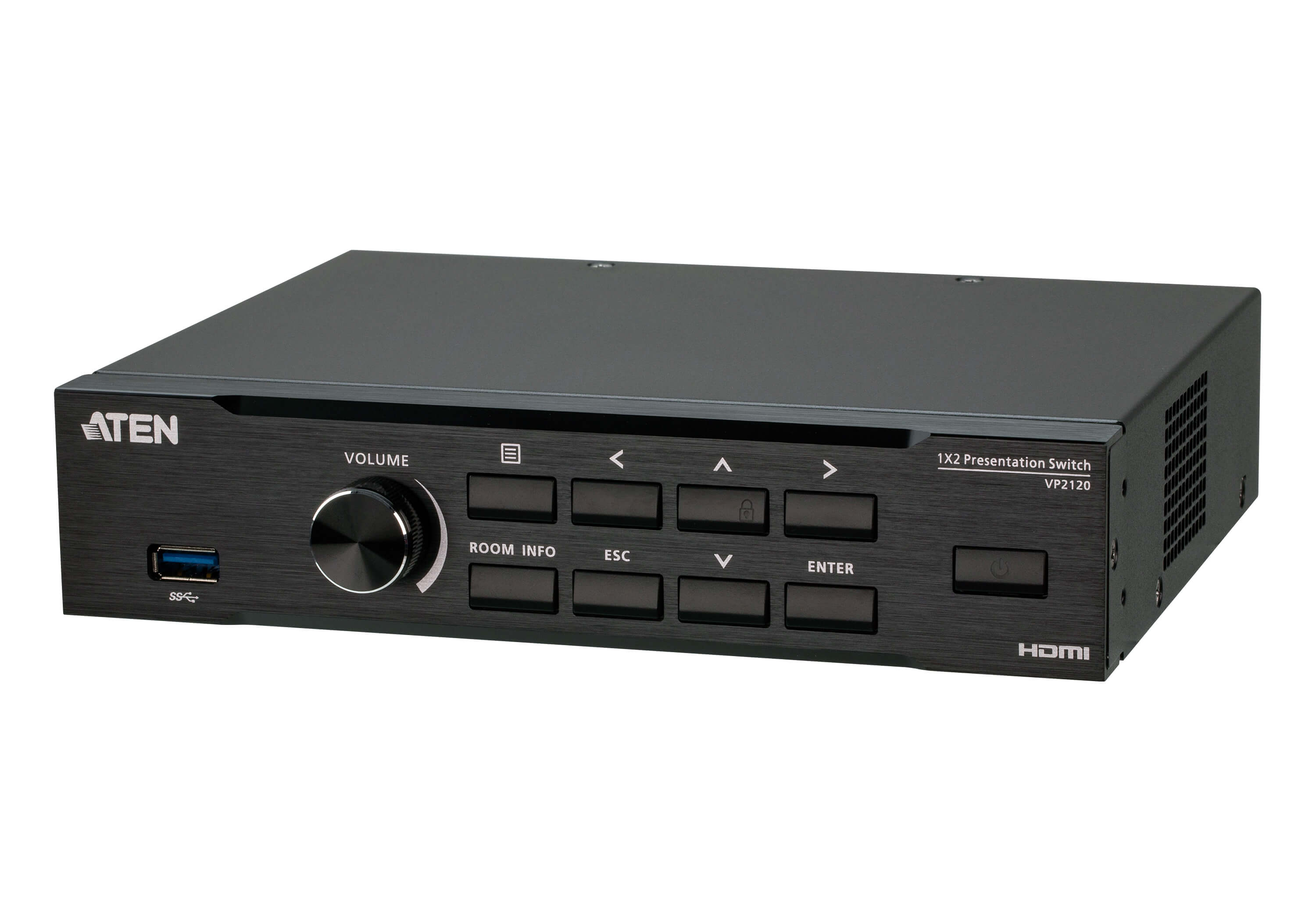 Switch matrix presentations with quadruple multistreaming view - Aten IDATA VP- 2120