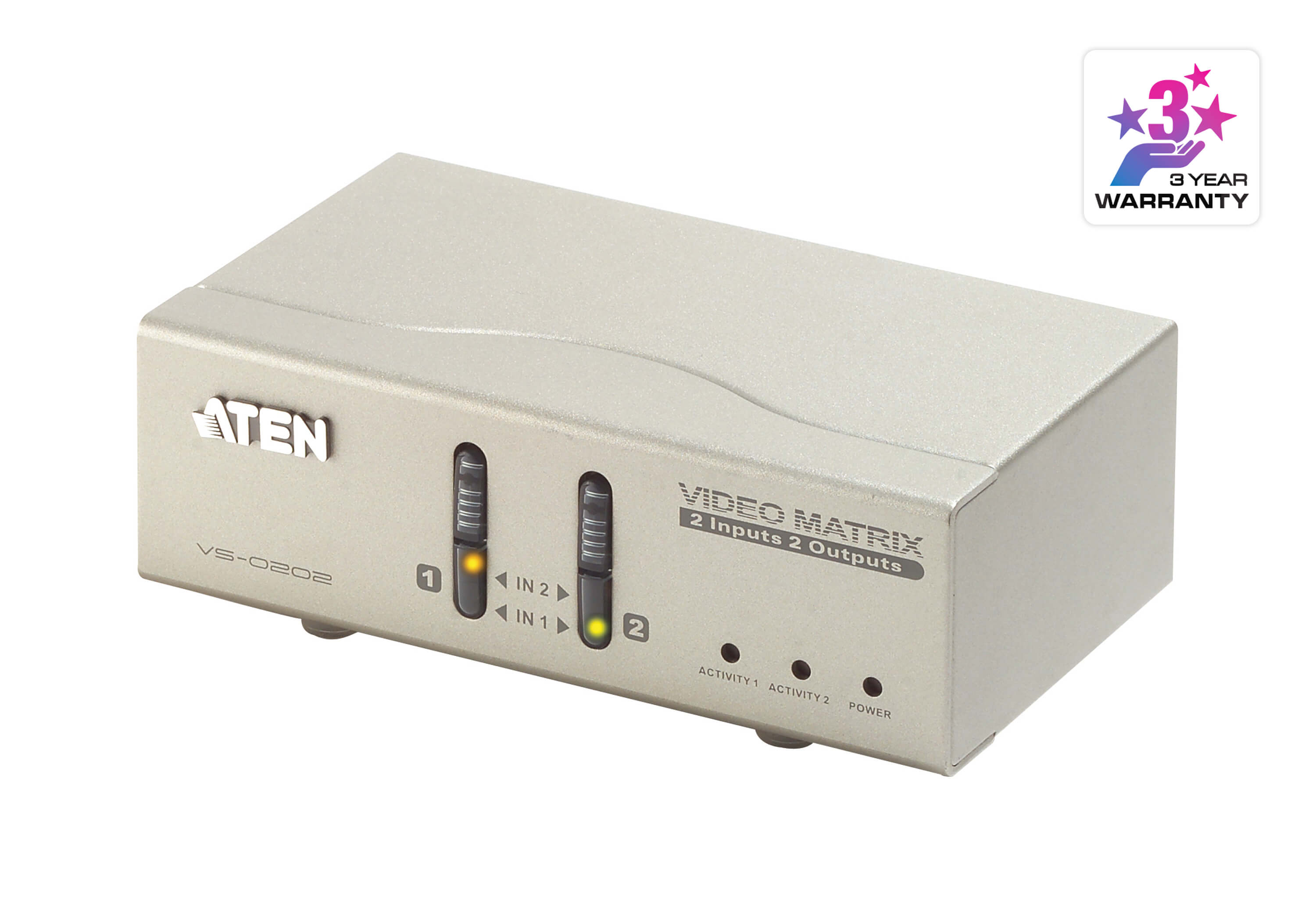 Matrix Switch Video 2 IN 2 OUT VGA con Audio, VS0202 - Aten IDATA VS-0202