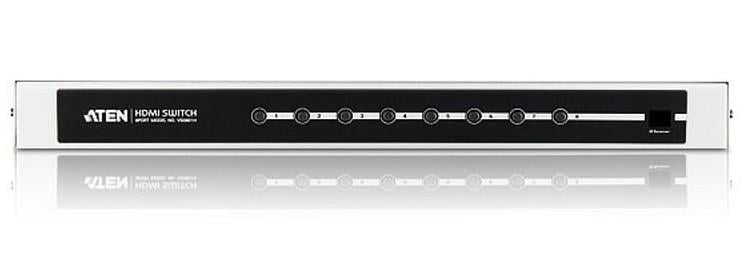 Switch Audio Video HDMI 8 ports with IR remote control - ATEN IDATA VS- 0801 H