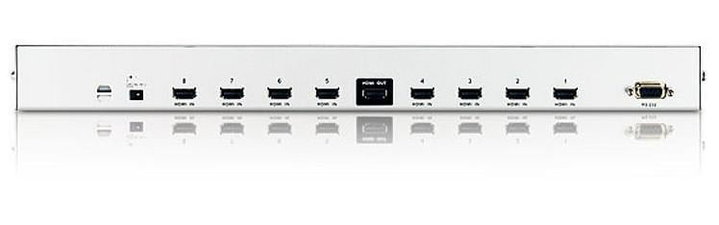 Switch Audio Video HDMI 8 ports with IR remote control - ATEN IDATA VS- 0801 H