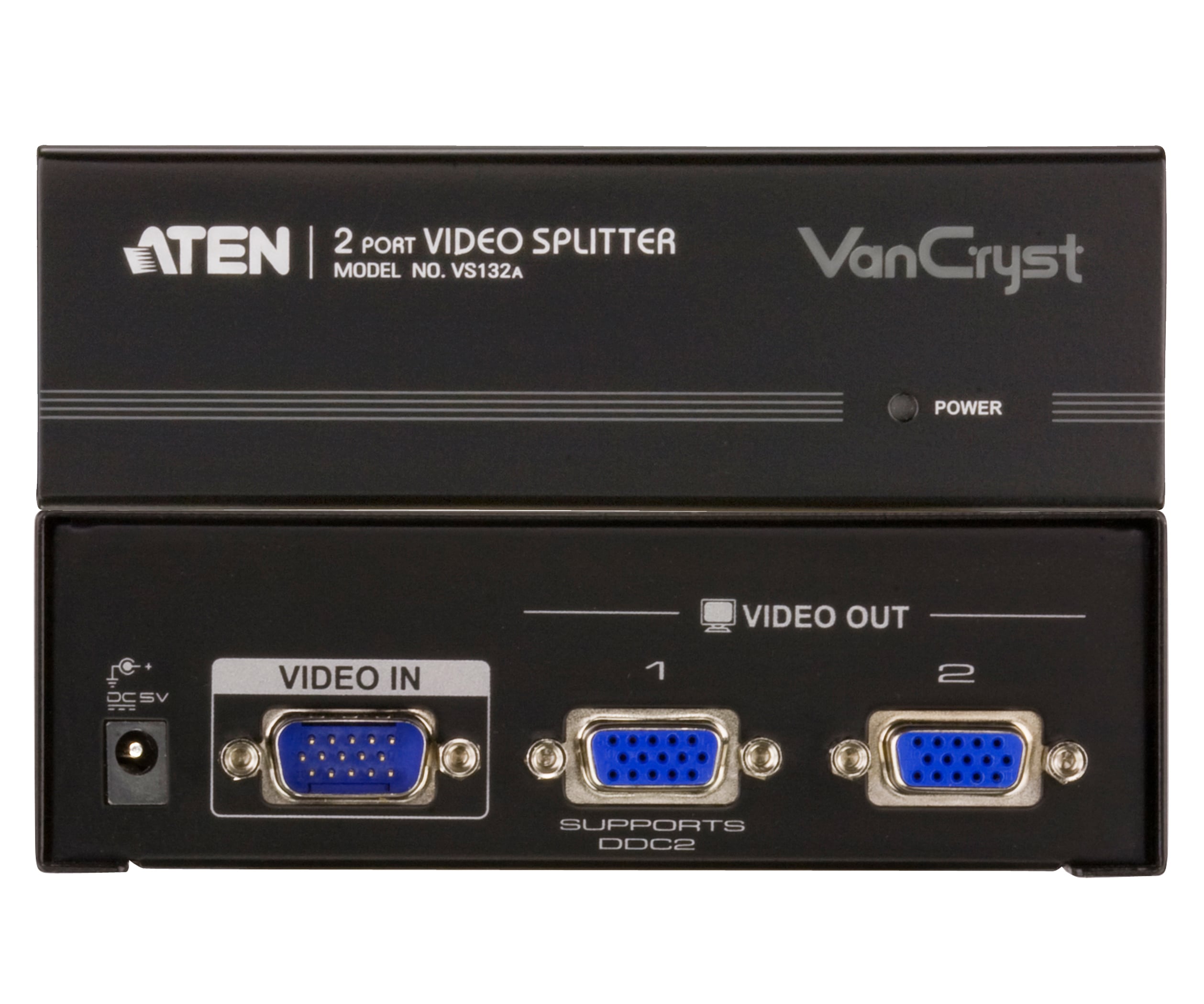 Splitter Video VGA 2 ports 450 MHz - ATEN IDATA VS- 132 A