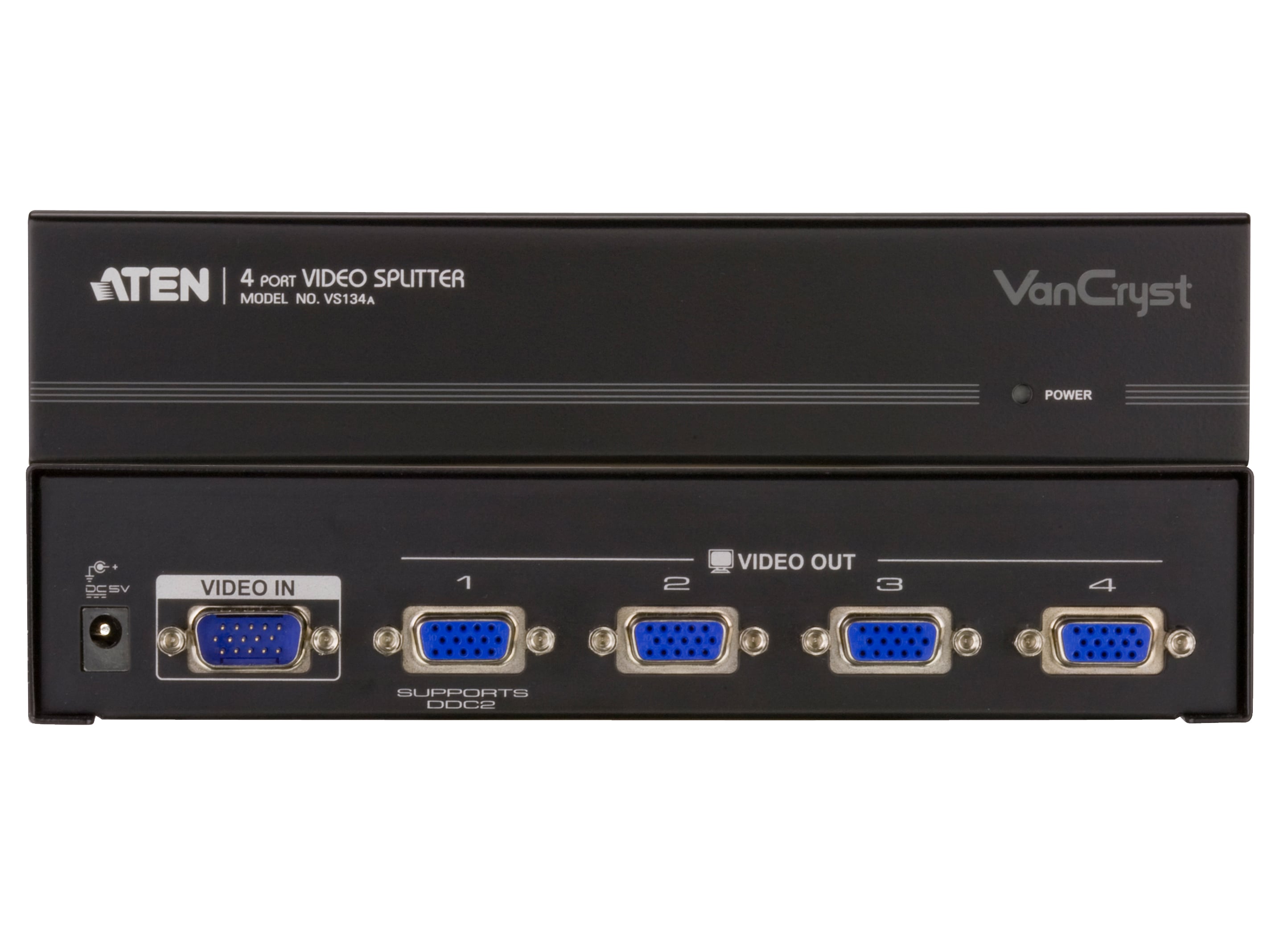 Splitter Video VGA a 4 porte 450MHz, VS134A - Aten IDATA VS-134A