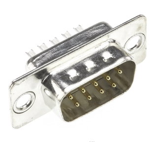 Connector D-SUB 9 Poly Male to Weld - Techly NP IDSUB 09 -P-S