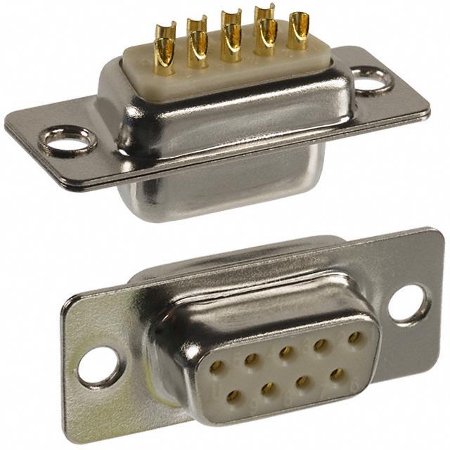 Connector D-SUB 9 Poli Female to Weld - Techly NP IDSUB 09 -S-S
